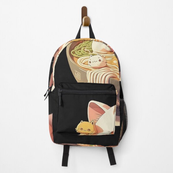 Item preview, cat eating ramen and spaghetti designed and sold by cutefashion.
