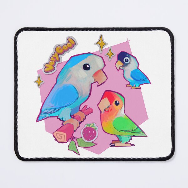Item preview, Lovebirds Colorful designed and sold by ValorousRabbit.