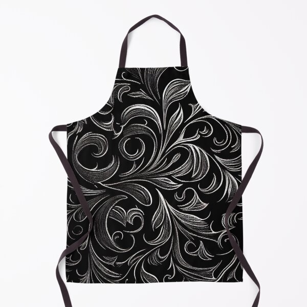 Aperçu de l'œuvre Drawn Swirling Sketched Dark European Pattern Digital Painting créée et vendue par CodeAndColors.