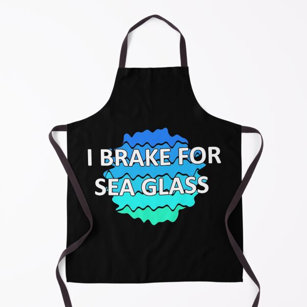 Item preview, Sea Glass Love Words I Brake for Sea Glass - Beach Vibes Sea Glass Colors 2 of 6 designed and sold by Beachy.