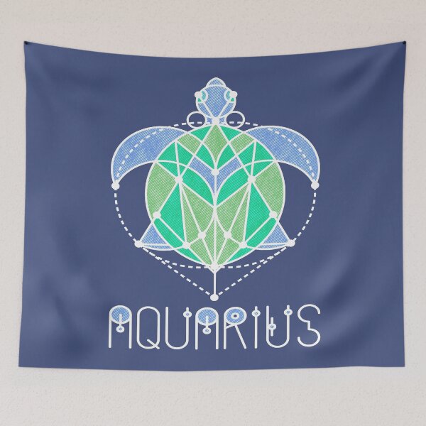 Item preview, AQUARIUS: JANUARY 21 - FEBRUARY 19 designed and sold by hickhopshop.