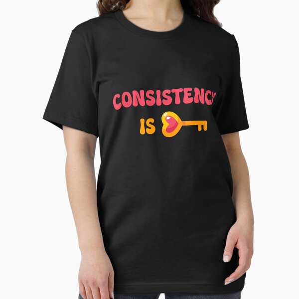 Item preview, CONSISTENCY IS KEY - motivational quote designed and sold by KatisDesign.