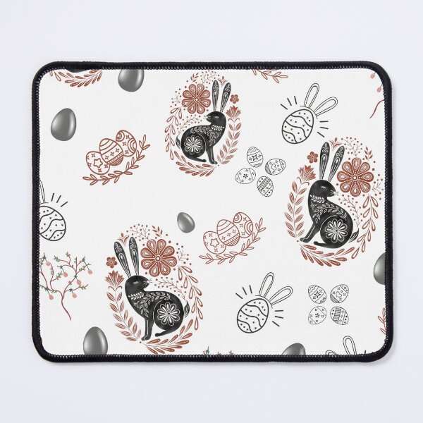Item preview, Happy Easter wishes with black colored Easter bunny | Easter bunny designs| for Easter  designed and sold by Arteartz.