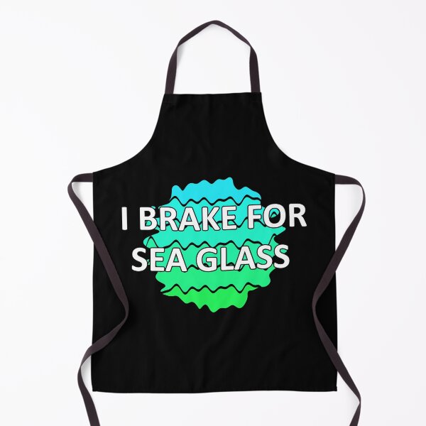 Item preview, Sea Glass Love Words I Brake for Sea Glass - Beach Vibes Sea Glass Colors 5 of 6 designed and sold by Beachy.