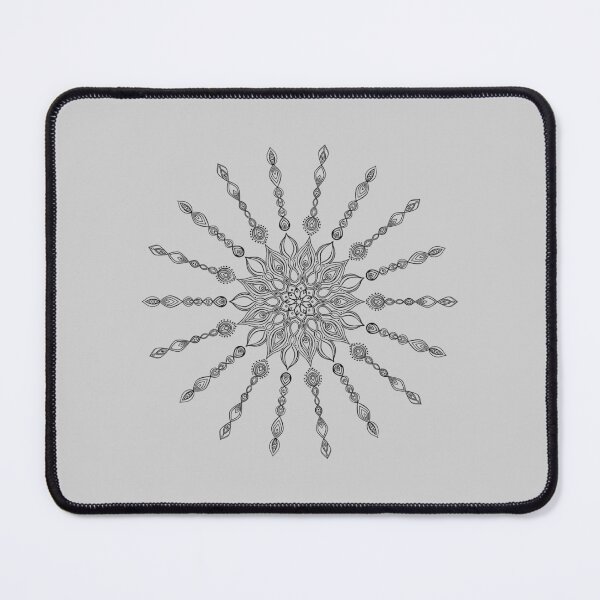 Item preview, Spines Mandala - Grey designed and sold by SmoofyMcDoodle.