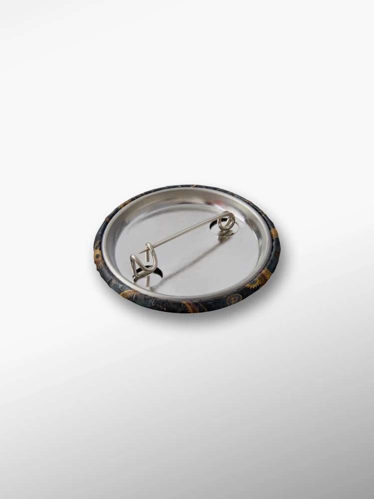 Thumbnail 2 von 3, Button, Mystical Relaxed Industrial Pattern Digital Painting designt und verkauft von CodeAndColors.