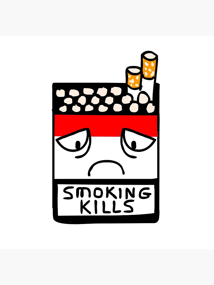 t shirt smoking kills