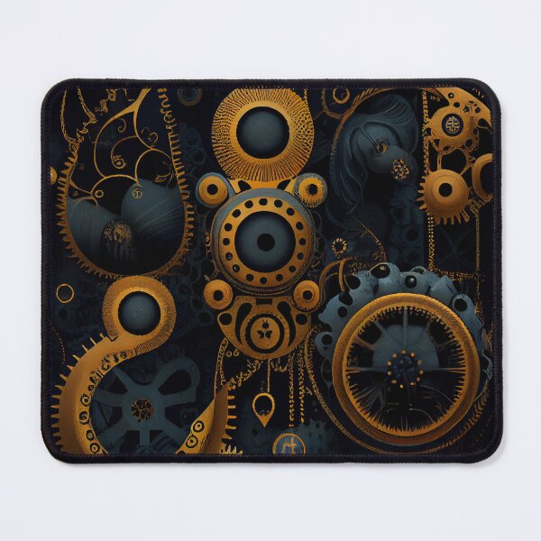 Artikelvorschau, Mystical Relaxed Industrial Pattern Digital Painting entworfen und verkauft von CodeAndColors.