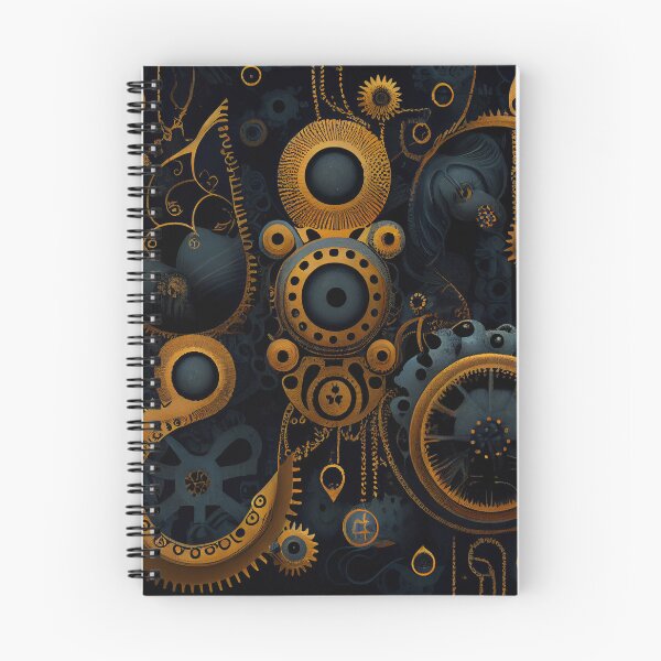 Item preview, Mystical Relaxed Industrial Pattern Digital Painting designed and sold by CodeAndColors.