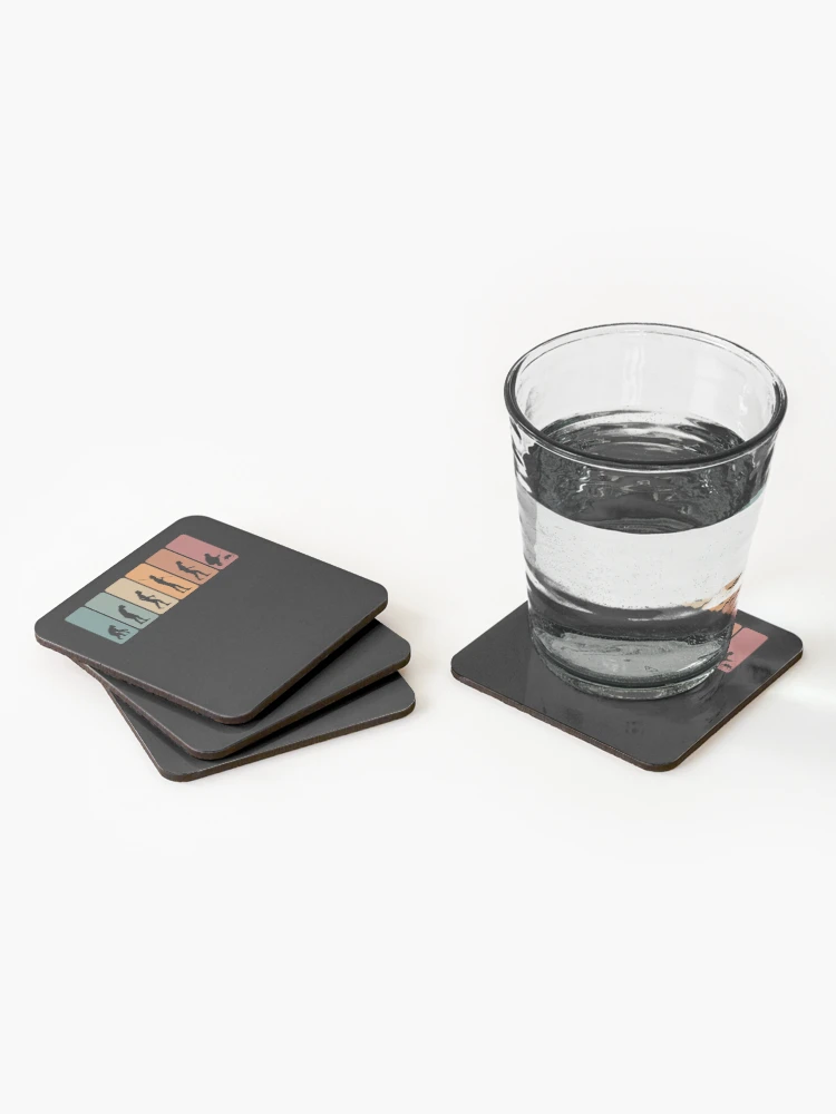 Thumbnail 2 of 5, Coasters (Set of 4), Retro Remote Controlled Car Racing Evolution An Rc Car Racer designed and sold by Nessshirts.