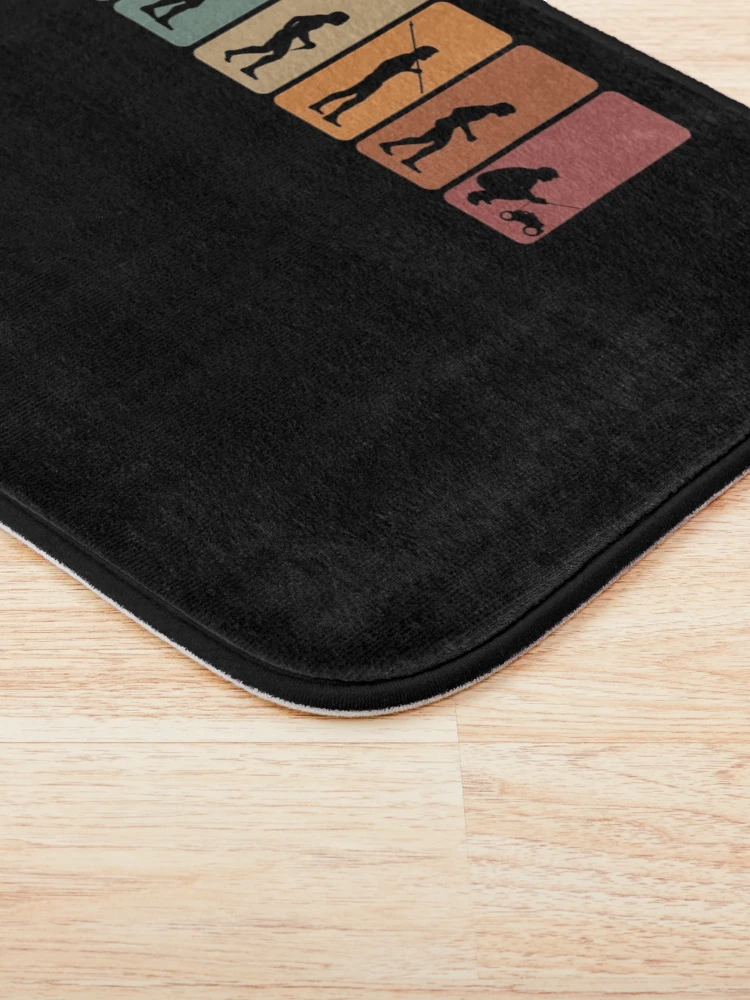 Thumbnail 3 of 6, Bath Mat, Retro Remote Controlled Car Racing Evolution An Rc Car Racer designed and sold by Nessshirts.