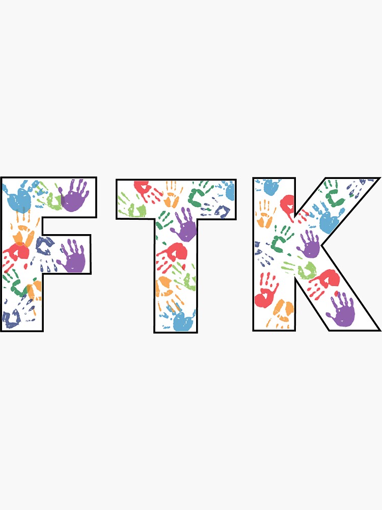 Ftk Sticker For Sale By Emmanuel College Dance Marathon Redbubble