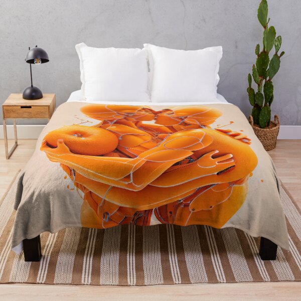 Item preview, An Orange Compression Embrace Digital Painting designed and sold by CodeAndColors.