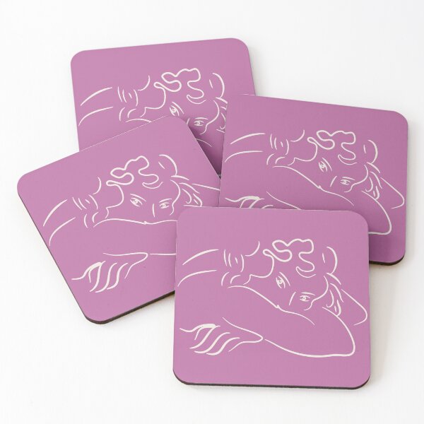 Item preview, Henri Matisse Face, Papier Decoupes Art spring purple, Matisse Cutouts, Matisse exhibition print designed and sold by re-make-.