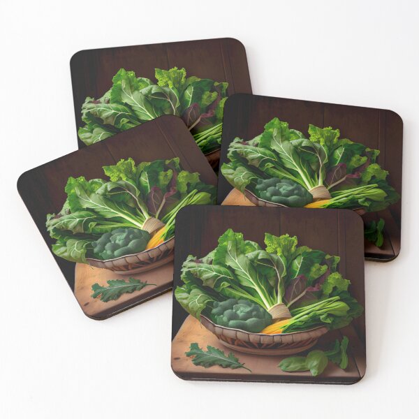 Item preview, A Harvest of Garden Greens Digital Painting designed and sold by CodeAndColors.