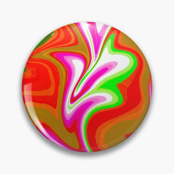 Item preview, Modern Swirl Abstract Pattern Neon Tones, Neon Green, Bright Orange, Neon Blue, White, Red and Hot Pink Design designed and sold by theprintedclub.