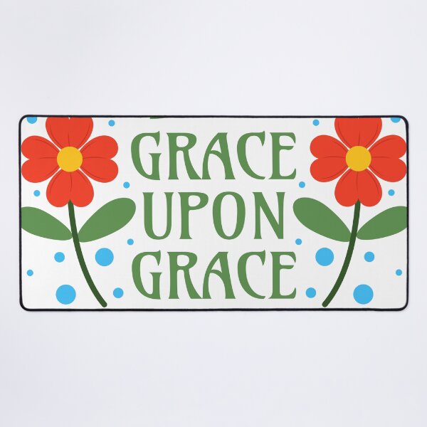 Aperçu de l'œuvre Grâce sur grâce - Jean 1 16 - Grâce dans un lieu de grâce créée et vendue par Millusti.