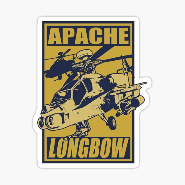 Vista previa del artículo con la obra «Apache AH-64», diseñado y vendido por StrongVlad.