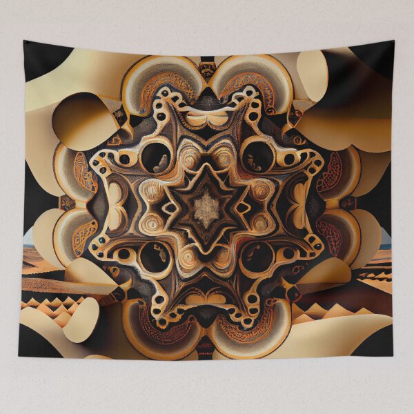 Item preview, Gothic Ancient Desert Modern Pattern Digital Painting designed and sold by CodeAndColors.