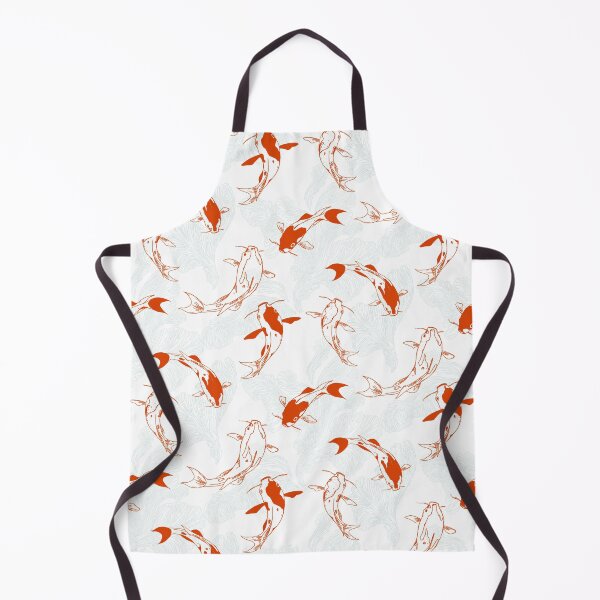 Item preview, Koi carp in orange and light blue designed and sold by Katj-A-Studio.