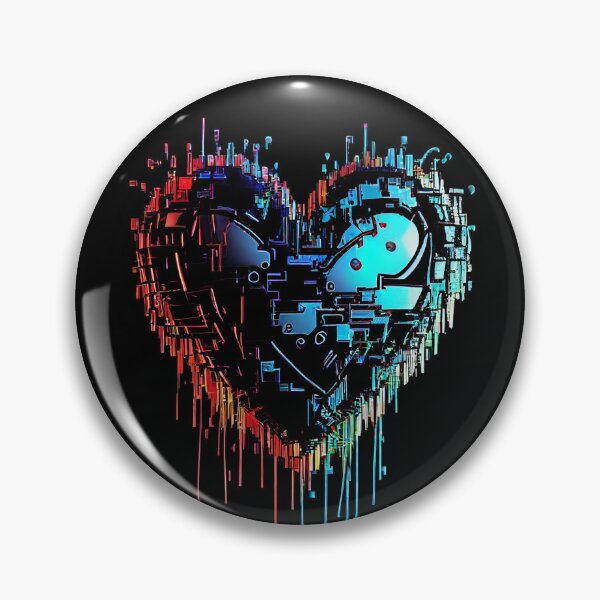 Item preview, Computer Glitch Heart Symbol designed and sold by k-artefakt.