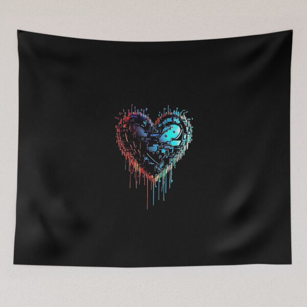 Item preview, Computer Glitch Heart Symbol designed and sold by k-artefakt.