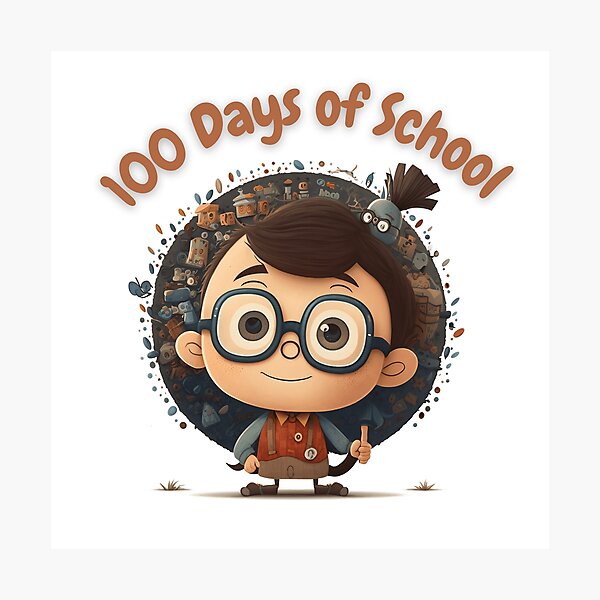 Item preview, 100 Days of School designed and sold by Chom-on.