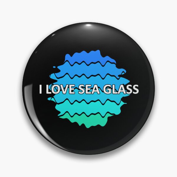 Item preview, Sea Glass Love Words I Love Sea Glass - Beach Vibes Sea Glass Colors 2 of 6 designed and sold by Beachy.