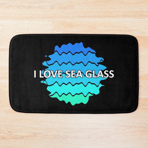 Item preview, Sea Glass Love Words I Love Sea Glass - Beach Vibes Sea Glass Colors 2 of 6 designed and sold by Beachy.