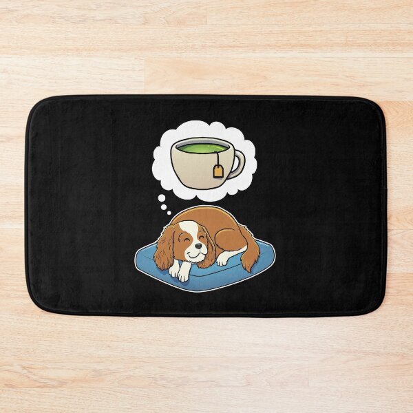 Artikelvorschau, Cavalier King Charles Spaniel dreaming about Green Tea entworfen und verkauft von DoggieDelights.