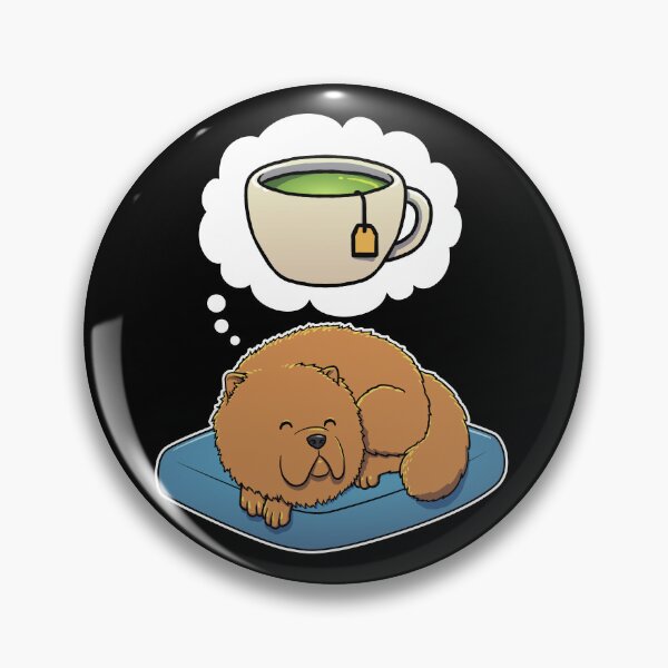 Artikelvorschau, Chow Chow dreaming about Green Tea entworfen und verkauft von DoggieDelights.