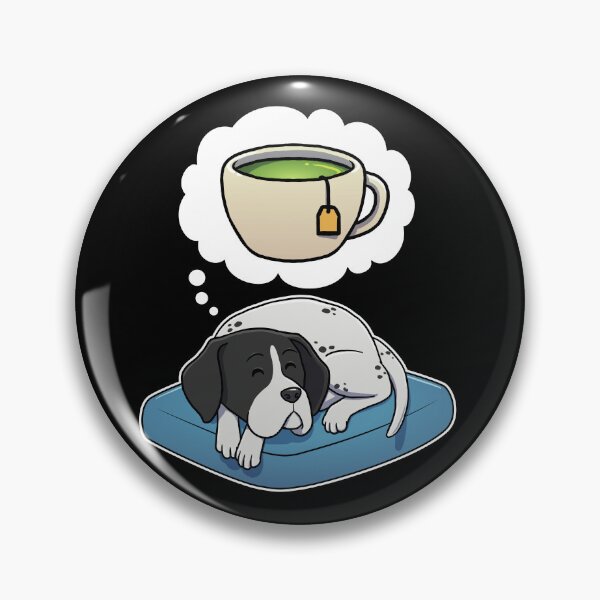 Artikelvorschau, English Pointer dreaming about Green Tea entworfen und verkauft von DoggieDelights.