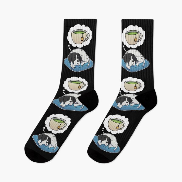 Item preview, English Pointer dreaming about Green Tea designed and sold by DoggieDelights.