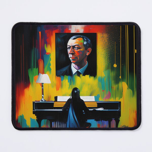 Item preview, AMAZING ABSTRACT AND POWERFUL PORTRAIT OF SERGEI RACHMANINOFF PIANIST MUSICIAN COMPOSER CONDUCTOR - PIANIST PLAYING HIS WORK designed and sold by Ralek.