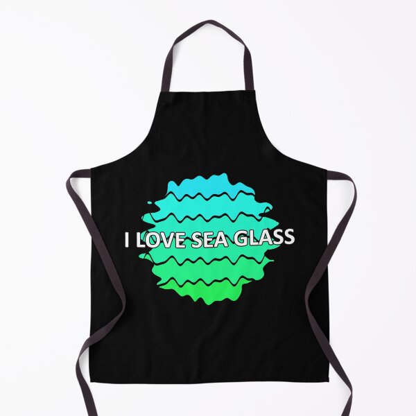 Item preview, Sea Glass Love Words I Love Sea Glass - Beach Vibes Sea Glass Colors 5 of 6 designed and sold by Beachy.