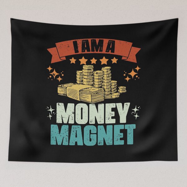 Item preview, Vintage I Am A Money Magnet Manifestation Wealthy Prosperity designed and sold by Nessshirts.