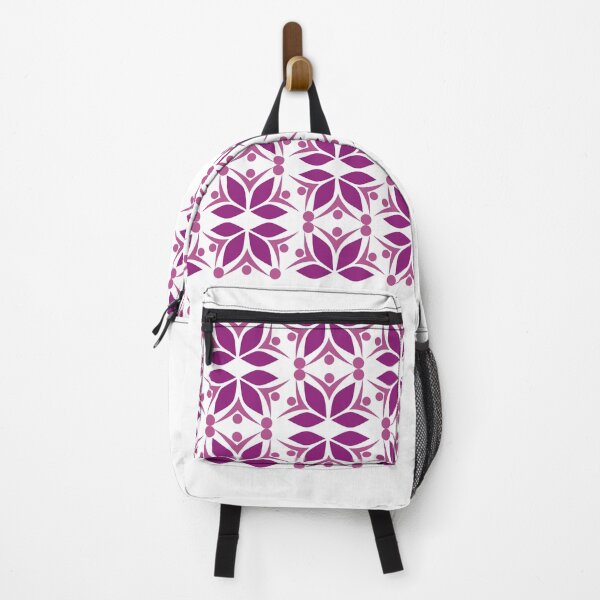 Item preview, Purple Flower Leaf Motif designed and sold by Ahsacom.