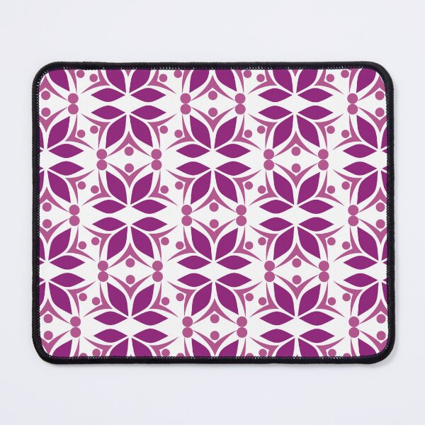 Item preview, Purple Flower Leaf Motif designed and sold by Ahsacom.