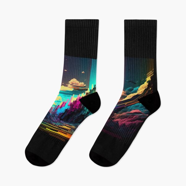 Item preview, Dream Glitch Landscape in RGB designed and sold by k-artefakt.