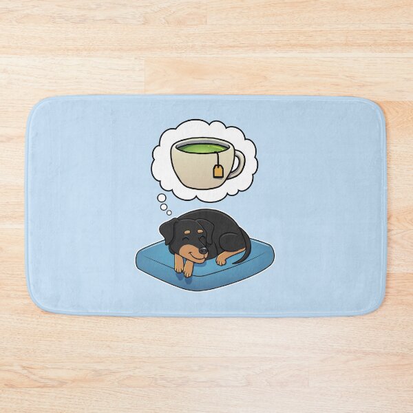 Item preview, Miniature Pinscher dreaming about Green Tea designed and sold by DoggieDelights.