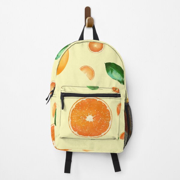 Item preview, Oranges - pattern on lemon yellow background designed and sold by JaReVa.