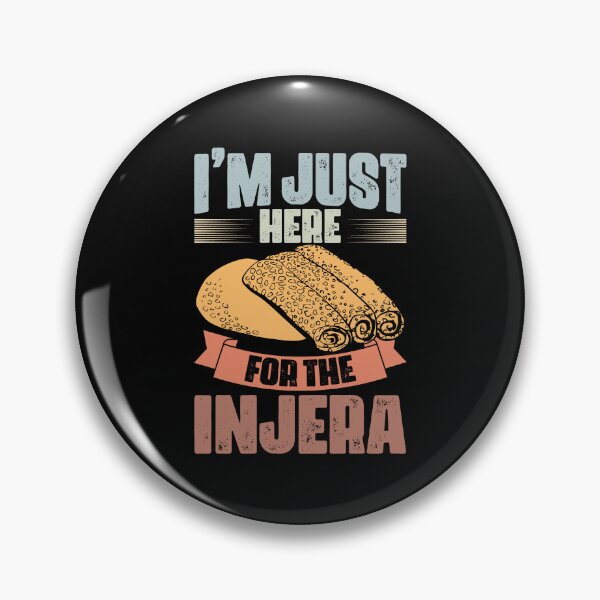 Item preview, I'm Just Here For The Retro Ethiopian Bread Injera Bread Fan designed and sold by Nessshirts.
