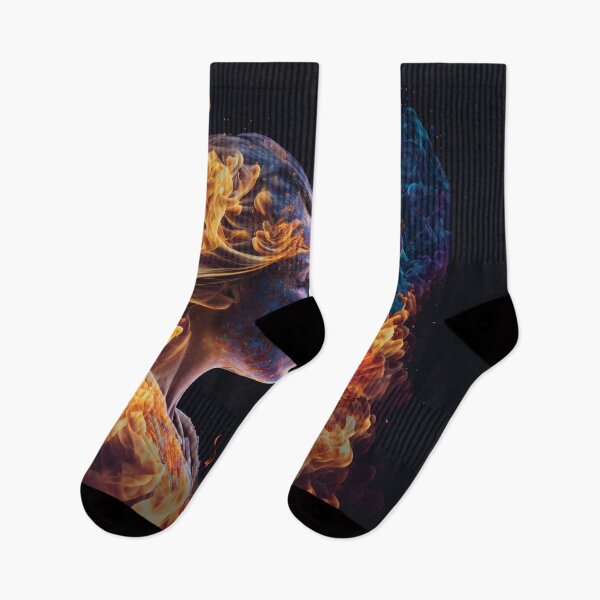 Item preview, Flaming Love, Burning Hearts designed and sold by MindAsylum.