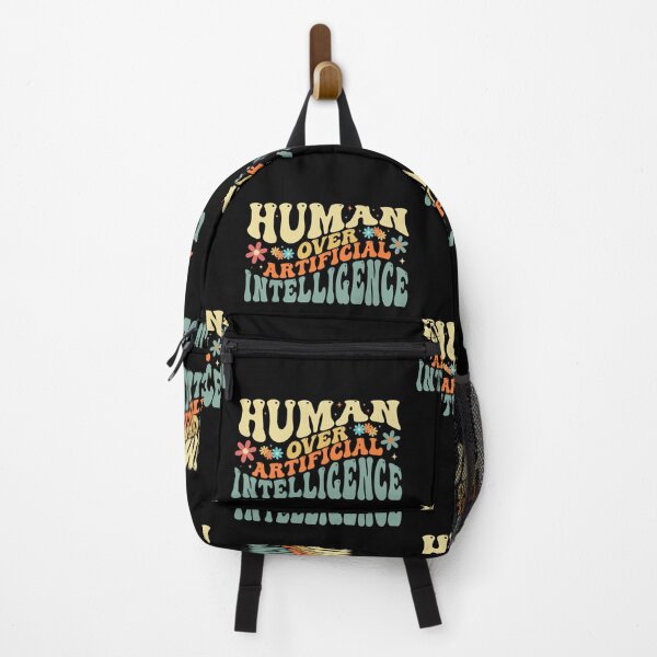 Item preview, Human over Artificial Intelligence Retro Vintage designed and sold by Designer-Girl.