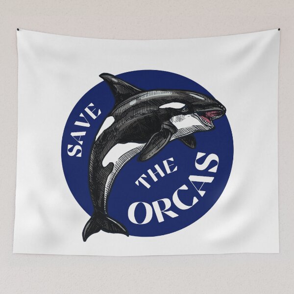 Item preview, Save the orcas designed and sold by addict2reading.