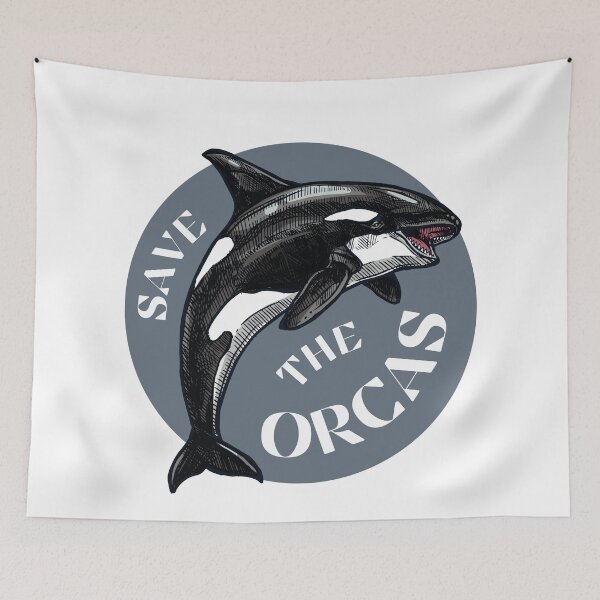 Item preview, Save the orcas designed and sold by addict2reading.