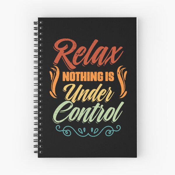 Item preview, Vintage Meditation Sarcasm Relax Nothing Is Under Control designed and sold by Nessshirts.