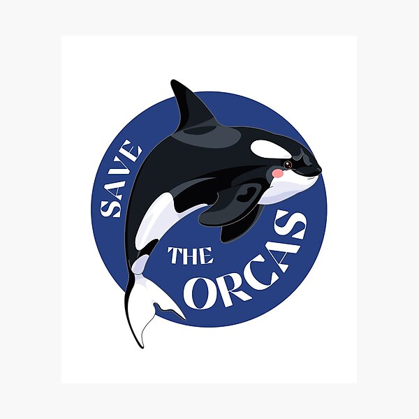 Item preview, Save the orcas designed and sold by addict2reading.