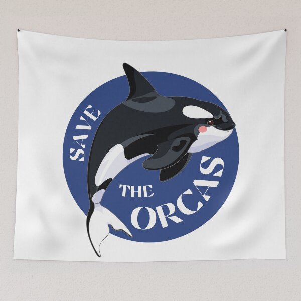 Item preview, Save the orcas designed and sold by addict2reading.