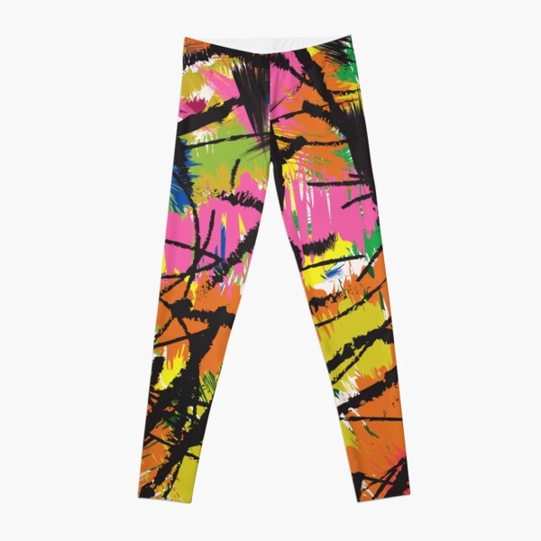 Abstract Leggings